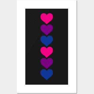 BiHearts Posters and Art